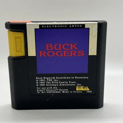 Buck Rogers: Countdown to Doomsday (Sega Genesis) Cart Only. Fast Shipping! - Image 1 of 4
