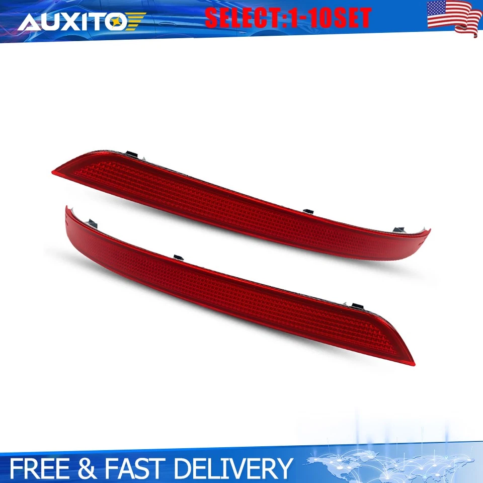 Reflector de parachoques trasero lente roja apto para Benz ML350 ML400 ML500 2012-2015 W166 2-20X Foto 1 de 4