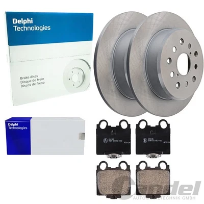 DELPHI Dischi Freno 307mm + Pastiglie Posteriore Adatto A per Lexus Is + GS + Sc - Immagine 1 di 3