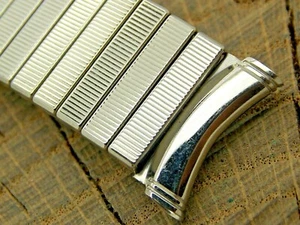 Kreisler USA Calendar NOS Vintage Watch Band 19mm Expansion Stainless Unused - Picture 1 of 5