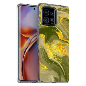 For Motorola (Edge,One 5G,Ace,UW,X40,30),Slim Cover,Opal Marble 20 Print,USA - Picture 1 of 20
