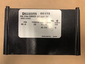 FERRAZ SHAWMUT PDB 3 POLIG 600V 69173 Verteilerblock  - Bild 1 von 2