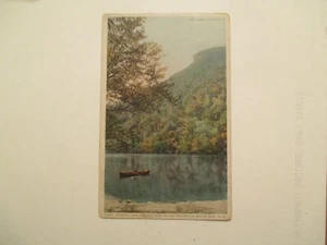 New Hampshire Postcard Profile Lake Old man of the mountains White Mountains NH - Picture 1 of 2
