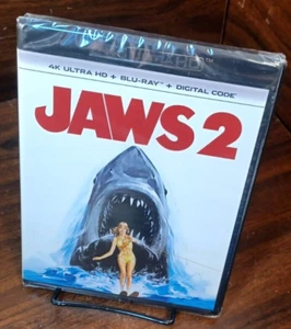 Jaws 2 (4K UHD + Blu-ray-No Digital Code)-Free Shipping with Tracking - Picture 1 of 9