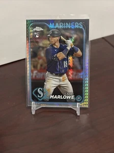 2024 Topps Chrome Cade Marlowe #266 Prism Refractor - Seattle Mariners⚾ - Picture 1 of 2