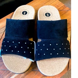 Plantilla Revitalign Ortopédica Lucy Tachonada Corcho Cómoda Slides Talla 5 Nueva con Etiquetas - Imagen 1 de 13