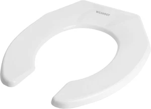 Heavy Duty Round Toilet Seat Slow Close 550lb PP White Fits Kohler TOTO - Picture 1 of 15