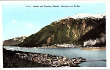 Postcard MOUNTAIN SCENE Between Juneau And Douglas Alaska AK AJ4954
