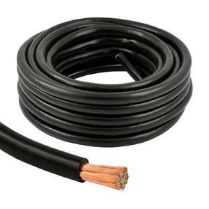 4 Gauge 25 Feet High Performance Amplifier Power/Ground Cable (Black) - Picture 1 of 3