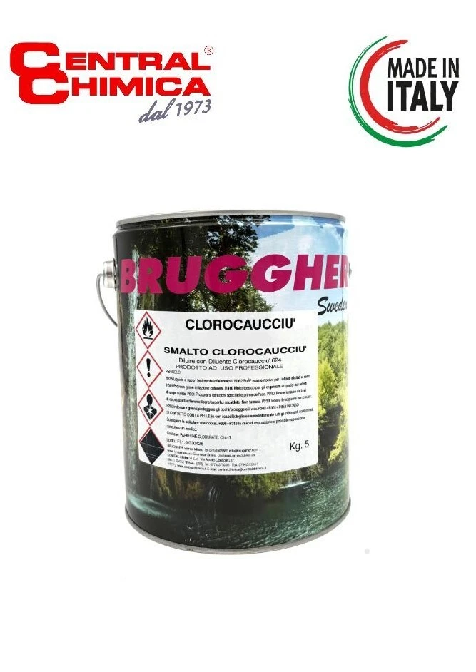 Vernice Smalto Impermeabilizzante Per Piscine al Clorocaucciu Azzurro 5 Kg - Immagine 1 di 4