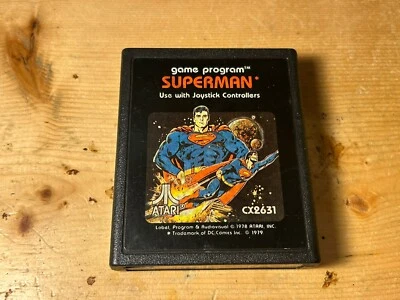 Superman for Atari 2600. Tested & Works. Vintage 1979. Cartridge Only. S/Free !! - Image 1 of 4