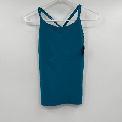 Halogen Top Women Small NEW Teal Camisole Spaghetti Strap Sleeveless 90s Y2K - Image 1 of 4