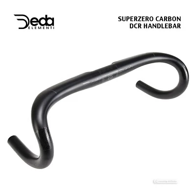 Deda Elementi SUPERZERO CARBON DCR Road Handlebar POB BLACK 31.7 40/42/44/46 CM - Image 1 of 3