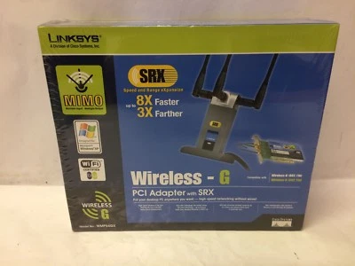 Cisco-Linksys WMP54GX Wireless G PCI Adapter with SRX sealed - Image 1 of 2