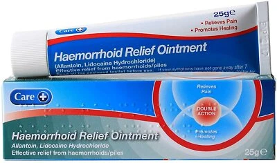 Care Haemorrhoids Relief Ointment Piles Treatment 25g