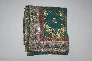 Dekorativer indischer Hochzeit Dupatta Schal Pailletten Stickerei Georgette Schleier L" - Bild 1 von 6