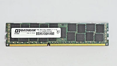 Dataram 16GB PC3L 10600 2Rx4 Memory Module w60 - Image 1 of 2