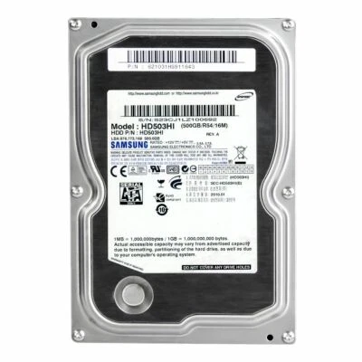 Hard Drive Samsung Spinpoint F3EG HD503HI 500GB 7200RPM 16MB SATA II 3.5'' - Image 1 of 3
