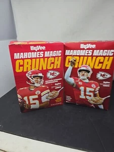 Hyvee Mahomes Magic Crunch X2 Unopened 2 Different Years - Picture 1 of 9