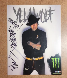 YELAWOLF Autographed / SIGNED 8x10 Photo - Monster Energy - Rapper - Picture 1 of 6
