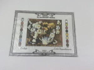 Krif Luchian Little Chrysanthemums Needlepoint Canvas Needleart Mania 7” By 6” - Picture 1 of 7