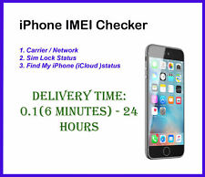 Fast iPhone IMEI Checker Carrier  & Network Check Sim Lock Status Find My iPhone