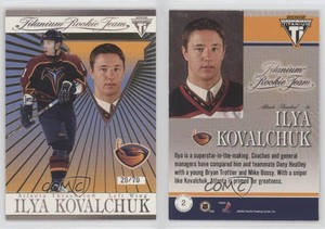 2001-02 Pacific Private Stock Titanium Team /70 Ilya Kovalchuk #2 Rookie RC