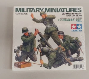 Tamiya 1:35 German Infantry Mortar Team Military Miniatures / NOS - SEALED - Picture 1 of 3