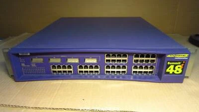 EXTREME NETWORKS Summit 48i 15502 48-Port 10/100 Layer 3 4x Gbic Network Switch - Image 1 of 3