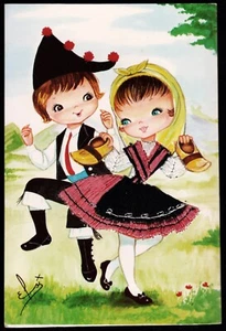 Elsi Gumier Embroidered Regional Postcard - Picture 1 of 2