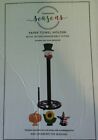Cast Iron Paper Towel Holder With 4 Interchangeable Season Decorations