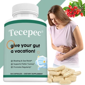 Salud intestinal, anti-hinchazón y digestión saludable, estreñimiento - orgánico natural - Imagen 1 de 14