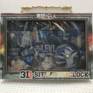 Attack on Titan Levi Ackerman 3D Situation Clock Watch Kodansha Anime Japan - Picture 1 of 23