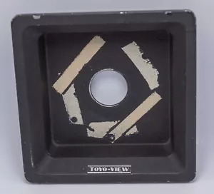 Toyo-View 4x5 Camera Lens Board 158mm Square Recessed 42mm Copal #0 34.6mm - Picture 1 of 3