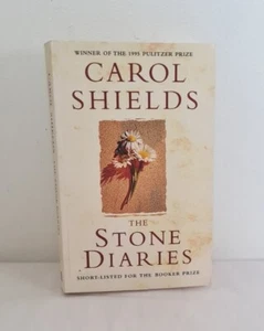 The Stone Diaries by Carol Shields Paperback Book True Story - Foto 1 di 6