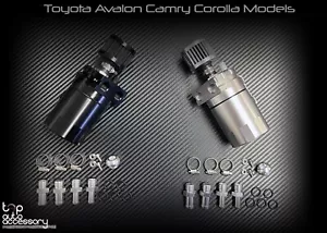 Oil Catch Can Tank Kit Baffled Reservoir w/ Breather Filter for Toyota Camry - Picture 1 of 14