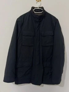 Mandelli Jacket Mens Full Zip Cashmere Loro Piana Storm System Navy Blue Size 50 - Picture 1 of 12