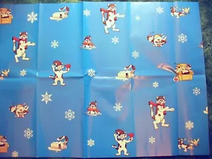 TEMPTATIONS CAT Treats Wrapping Paper Large 20 x 30" Hairdresser Snowflakes - Picture 1 of 2
