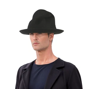Oversized Mountain Fedora, Felt Hat, Pharrell Style, Magician Costume Accessory - Picture 1 of 6