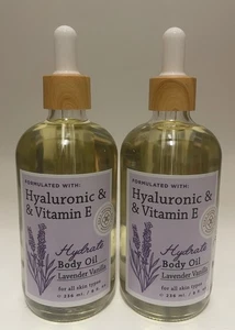 [2] Home & Body Co Hyaluron & Vitamin E Körperöl ~ Lavendel Vanille ~ 8 Unzen Neu - Bild 1 von 1