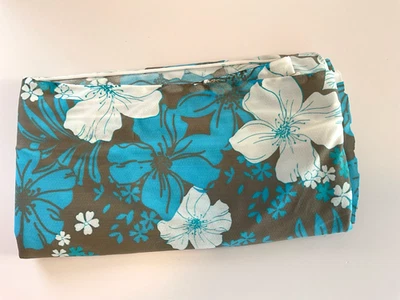 Tela, prelavado, 3 yardas x 62” de ancho, marrón/floral Foto 1 de 4