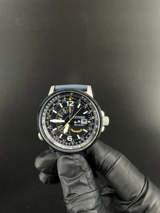 Reloj Citizen Nighthawk Blue Angels Promaster Eco-Drive para hombre correa de cuero - Imagen 1 de 14