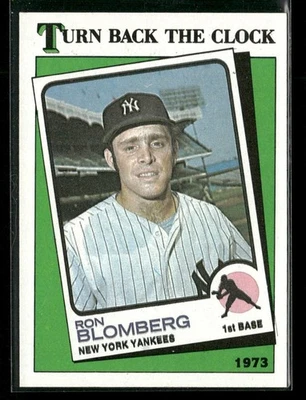 1988 Topps - Turn Back The Clock Ron Blomberg #663 - Image 1 of 2