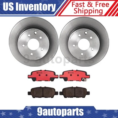 Kit de frenos traseros Brembo rotores de disco pastillas de cerámica para Nissan LEAF 2011-2018 Foto 1 de 4