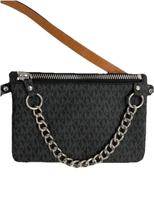 Riñonera Michael Kors Belt Bag negra - usada Foto 1 de 4