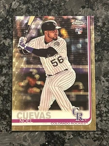 2019 Topps Chrome Sapphire - Noel Chevas SUPERFRACTOR ROOKIE CARD 1/1 - Rockies - Bild 1 von 2