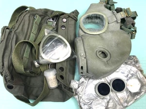 Genuine Polish Army Gas Mask MP-4-FULL SET-Military Surplus-USED-Size 2. - Picture 1 of 9