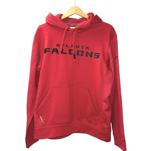 Felpa con cappuccio NIKE Atlanta Falcons UOMO MEDIA USATA NFL Team Apparel THERMA-FIT - Foto 1 di 16