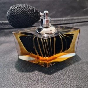 Past Times Art Deco Glass Perfume Bottle Atomiser Boxed Reproduction - Picture 1 of 9