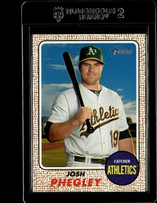 2017 Topps Heritage #55 Josh Phegley - Image 1 of 2